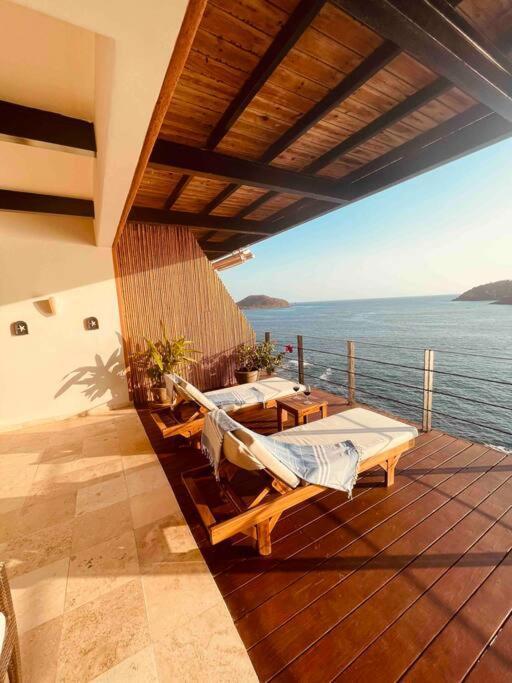El Nido Casa 4 - Paradise On The Bay Zihuatanejo Exteriör bild
